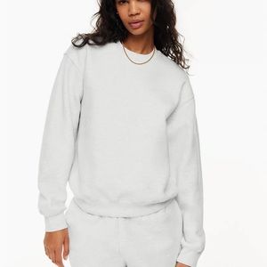 Aritzia TNA Cozy Fleece Light Purple Sweatshirt Size XS